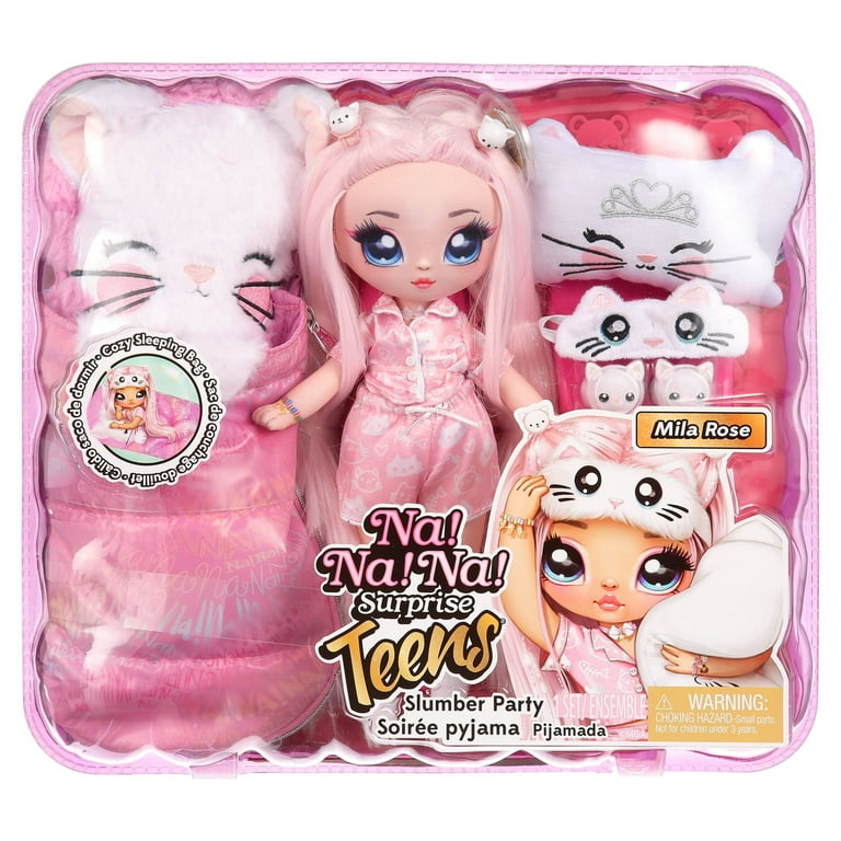 Na! Na! Na! Surprise Teens™ Slumber Party Mila Rose Fashion Doll Playset, 8  Pieces