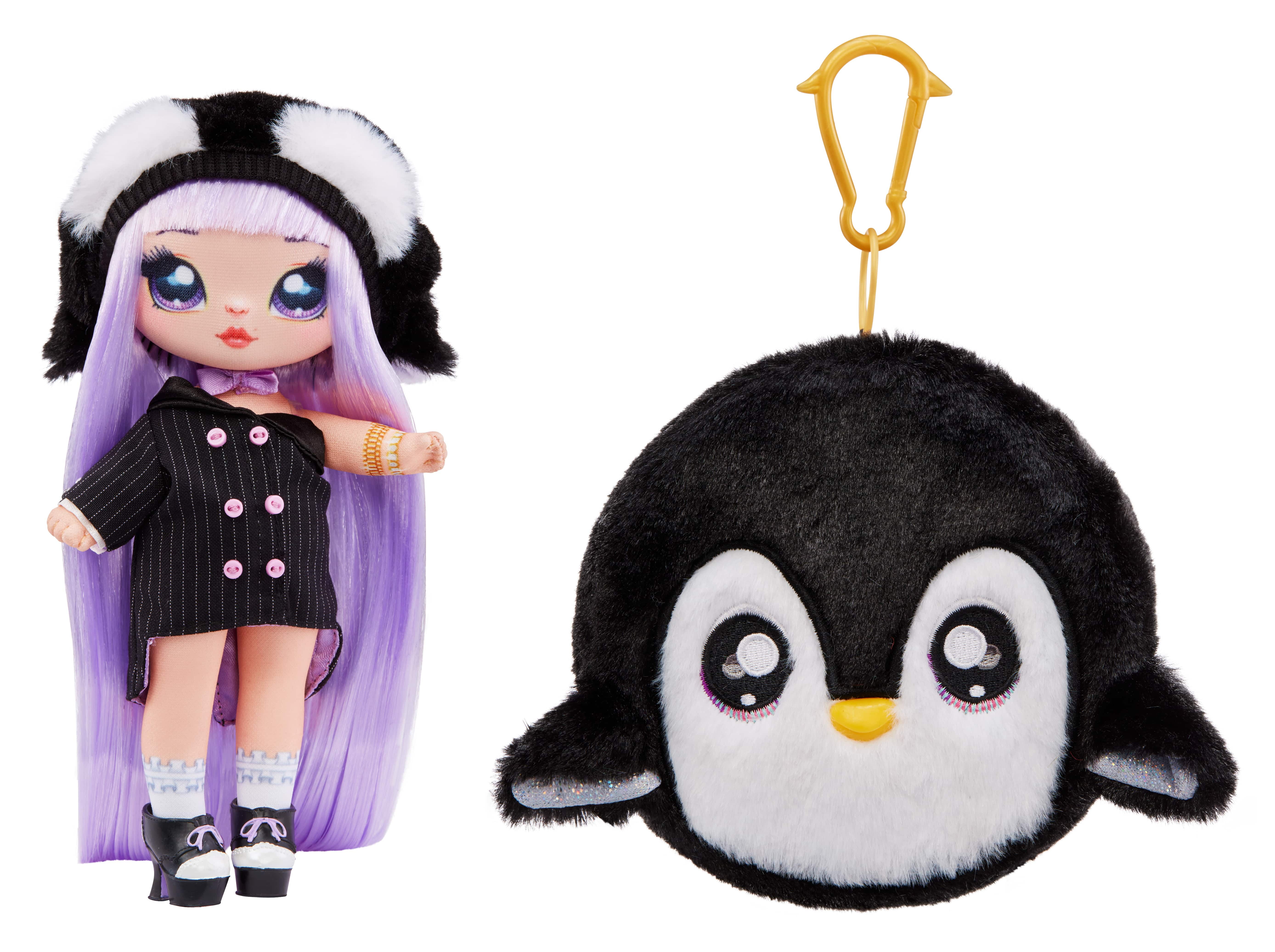 MGA Entertainment Na! Na! Na! Surprise 2-in-1 Fashion Doll & Plush Pom with  Confetti Balloon Unboxing, Multicolor (Styles May Vary)