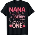 thumbnail image 1 of NaNa Of The Berry Sweet One Strawberry First Birthday T-Shirt, 1 of 4