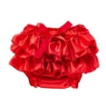 thumbnail image 1 of NaWent 0-2T Bloomers Newborn Toddler Kids Cotton Ruffle Shorts Diaper Cover Red 12-24 Months, 1 of 7