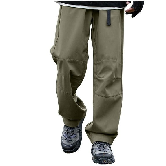 NaWent Baggy Jeans Men Retro Casual Wide-Leg Jeans Men Streetwear Loose Hip Hop Straight Denim Pants Green 10(XL)