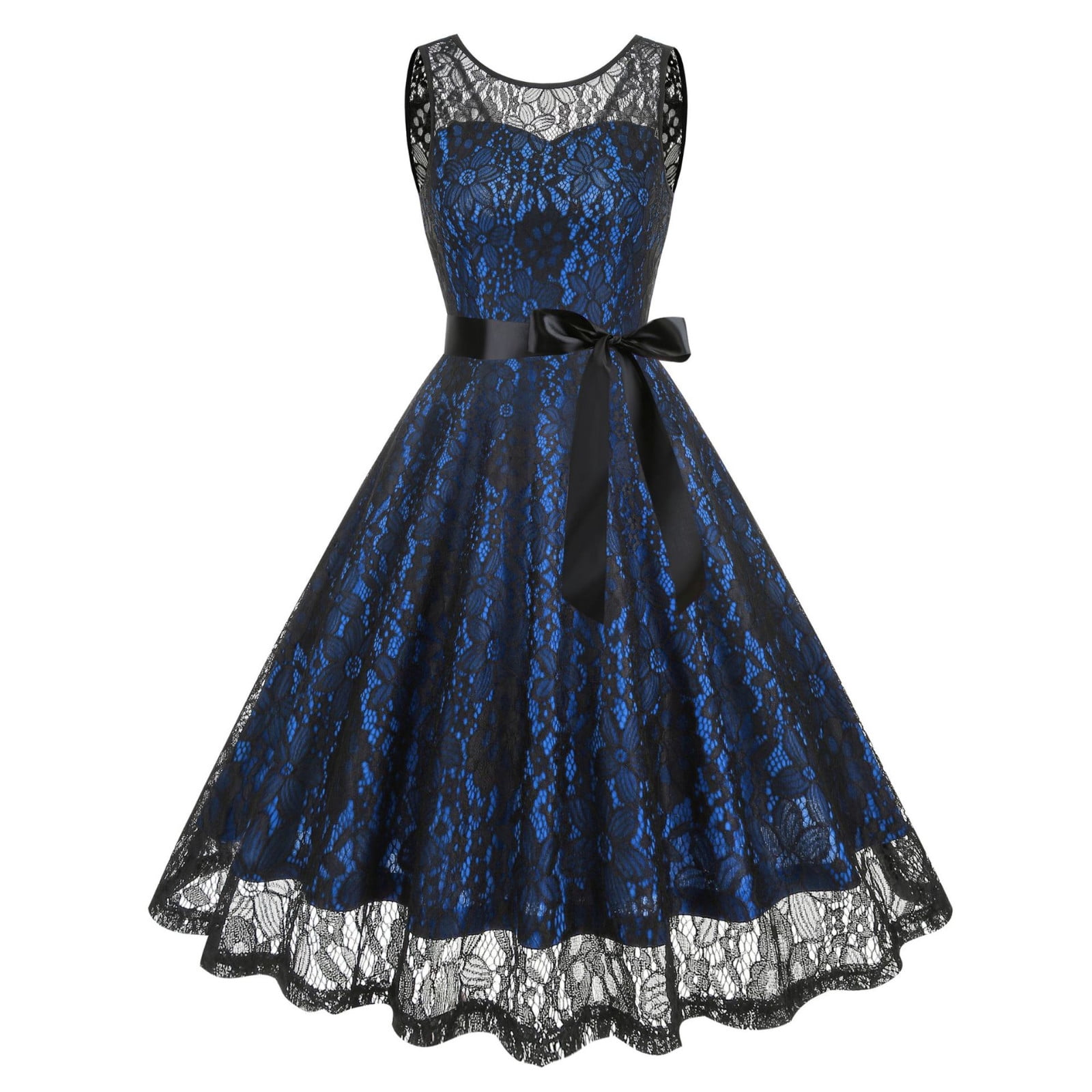 chinese dress ladies Elegant Dark Blue Lace Tulle Short Prom Dress, Stylish Blue Bridesmaid Gown