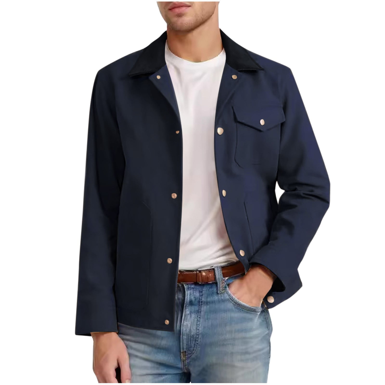 Lazer Classic Cotton Denim Trucker Jacket, Midweight