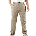 thumbnail image 1 of NaWent Men’s Silver Ridge Convertible Hiking Pant Khaki 6(M), 1 of 5
