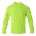 thumbnail image 1 of NaWent Men's UPF 50+ Sun Protection UV SPF Shirts Long Sleeve Lightweight Quick Dry Swim T-Shirts Rash Guard Yellow 4(S), 1 of 6