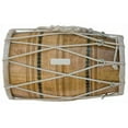 thumbnail image 1 of Naad Musical Rope Dholak/Dholki Folk Traditional Musical Instrument With Cover 2023 - Natural, 1 of 5