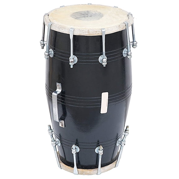 Naal Wooden Dholak Indian Folk Musical Instrument
