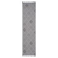 thumbnail image 1 of Naar Guros 2X8 Area Rug, White/Grey, Trellis Accent, Non-Shedding Area Rugs for Home Bedroom, Kitchen Floor, Bathroom, Dining and Office, 1 of 7