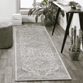 thumbnail image 1 of Naar Marfi 2X8 Area Rug, Ivory/Beige Oriental, Non-Slip and Non-Shedding Area Rugs for Home Bedroom, Kitchen Floor, Bathroom, Dining and Office, 1 of 9