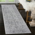 thumbnail image 1 of Naar Marfi 2X8 Area Rug, Gray Oriental, Non-Slip and Non-Shedding Area Rugs for Home Bedroom, Kitchen Floor, Bathroom, Dining and Office, 1 of 10