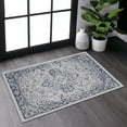 thumbnail image 1 of Naar Marfi 2X3 Area Rug, Blue/Grey Oriental, Non-Slip and Non-Shedding Area Rugs for Home Bedroom, Kitchen Floor, Bathroom, Dining and Office, 1 of 8