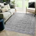 thumbnail image 1 of Naar Marfi 5X7 Area Rug, Gray Oriental, Non-Slip and Non-Shedding Area Rugs for Home Bedroom, Kitchen Floor, Bathroom, Dining and Office, 1 of 10