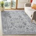 thumbnail image 1 of Naar Marfi 5X7 Area Rug, Grey/Blue Oriental, Non-Slip and Non-Shedding Area Rugs for Home Bedroom, Kitchen Floor, Bathroom, Dining and Office, 1 of 11