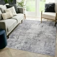 thumbnail image 1 of Naar Marfi 8X10 Area Rug, Light Grey Abstract, Non-Slip and Non-Shedding Area Rugs for Home Bedroom, Kitchen Floor, Bathroom, Dining and Office, 1 of 9