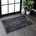 thumbnail image 1 of Naar Maval 2X3 Area Rug, Anthracite Oriental, Machine Washable Rugs for Living Room, Non-Slip, Non-Shedding and Foldable Rugs, 1 of 9