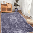 thumbnail image 1 of Naar Maval 5X8 Area Rug, Anthracite Oriental, Machine Washable Rugs for Living Room, Non-Slip, Non-Shedding and Foldable Rugs, 1 of 11