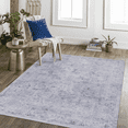 thumbnail image 1 of Naar Maval 6X9 Area Rug, Blue/Cream Oriental, Machine Washable Rugs for Living Room, Non-Slip, Non-Shedding and Foldable Rugs, 1 of 11