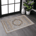 thumbnail image 1 of Naar Payas 2X3 Area Rug, Cream/Ivory/Medallion Power Loom Crafted Area Rugs for Indoor Living Room, Bedroom, and Dining Room, 1 of 5