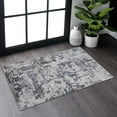 thumbnail image 1 of Naar Payas 2X3 Area Rug, Grey/Denim Abstract Power Loom Crafted Area Rugs for Indoor Living Room, Bedroom, and Dining Room, 1 of 7