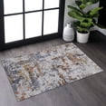 thumbnail image 1 of Naar Payas 2X3 Area Rug, Ivory/Blue Abstract Power Loom Crafted Area Rugs for Indoor Living Room, Bedroom, and Dining Room, 1 of 7