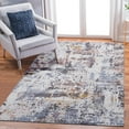 thumbnail image 1 of Naar Payas 5X7 Area Rug, Ivory/Blue Abstract Power Loom Crafted Area Rugs for Indoor Living Room, Bedroom, and Dining Room, 1 of 9