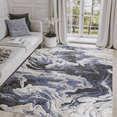 thumbnail image 1 of Naar Payas 5X7 Area Rug, Blue/Abstract Power Loom Crafted Area Rugs for Indoor Living Room, Bedroom, and Dining Room, 1 of 5