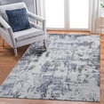 thumbnail image 1 of Naar Payas 5X7 Area Rug, Grey/Denim Abstract Power Loom Crafted Area Rugs for Indoor Living Room, Bedroom, and Dining Room, 1 of 7