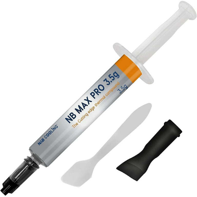 Nab Cooling Thermal Compound Paste for Heatsink 3.5g Maximum Thermal  Conductivity, High Density, Easy Application Bonus Spatula, Noncorrosive 