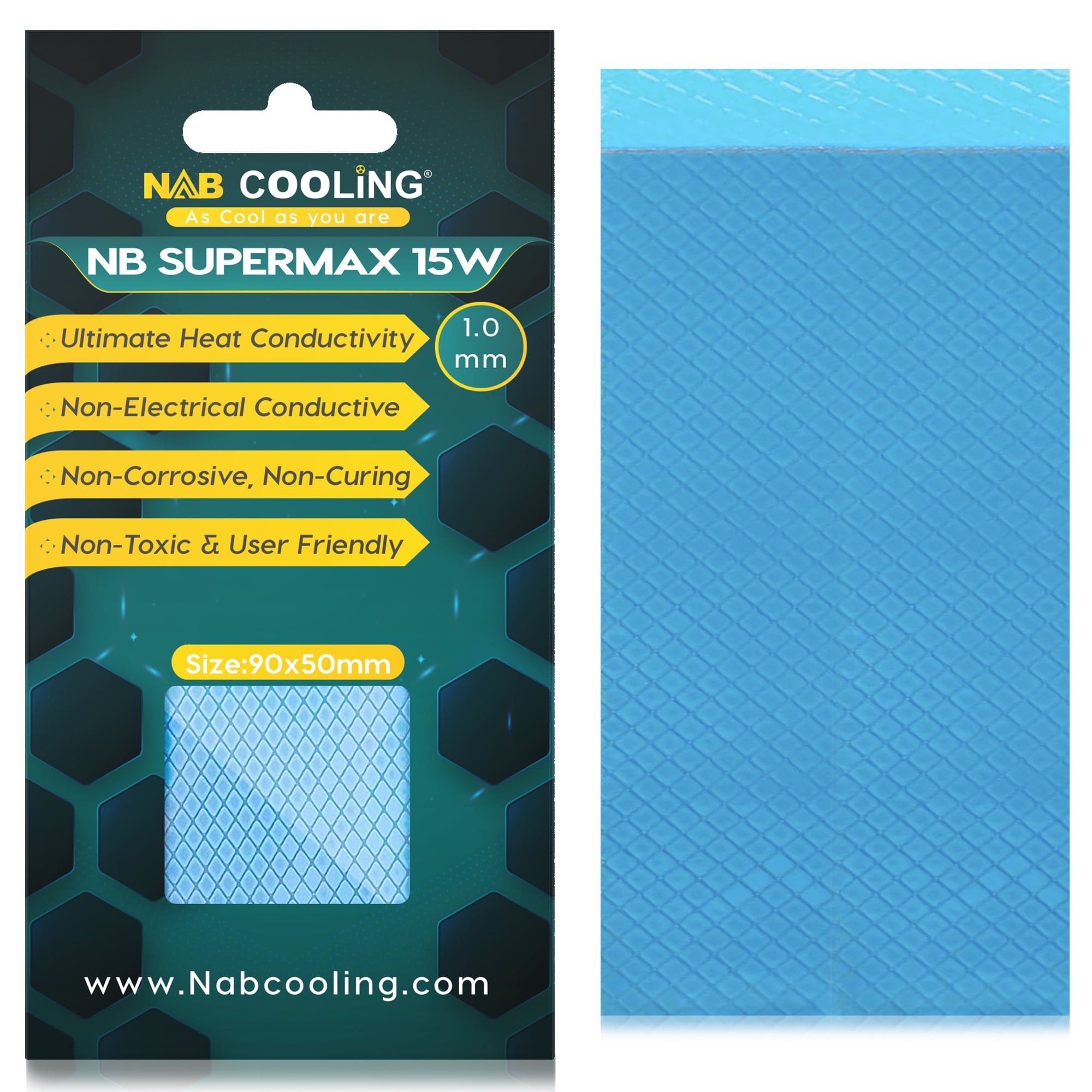 Nab Cooling Thermal Pad 90x50 Excellent Heat Conduction, Ideal Gap