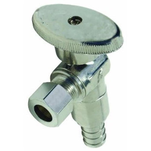 Nabco 98023LF Nabco Angle Stop - 0.375 x 0.5 in. Pex