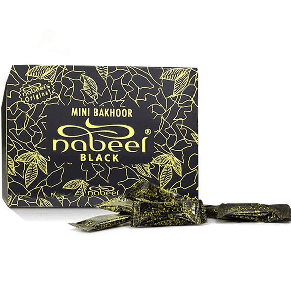 Nabeel Black Mini Bakhoor - 3x36 GMS by Nabeel