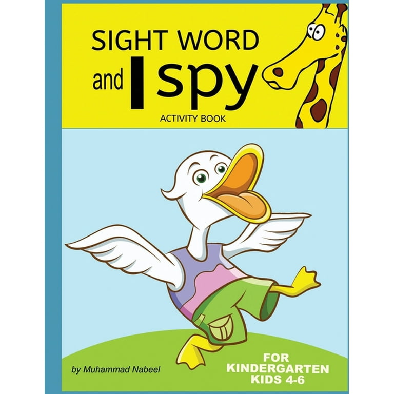 Nabeel Journals and Notebooks: Sight word and I spy Activity book 