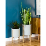 ASPIRE HOME ACCENTS Nabila Mid Century Planters (Set of 2)