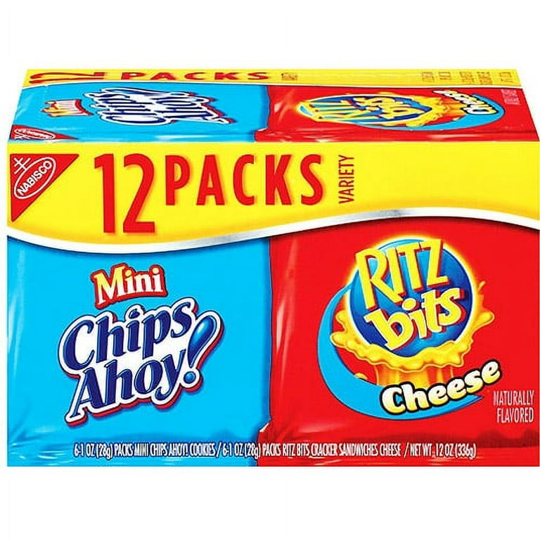 Nabisco Munch Packs, Assorted, 12 Packs
