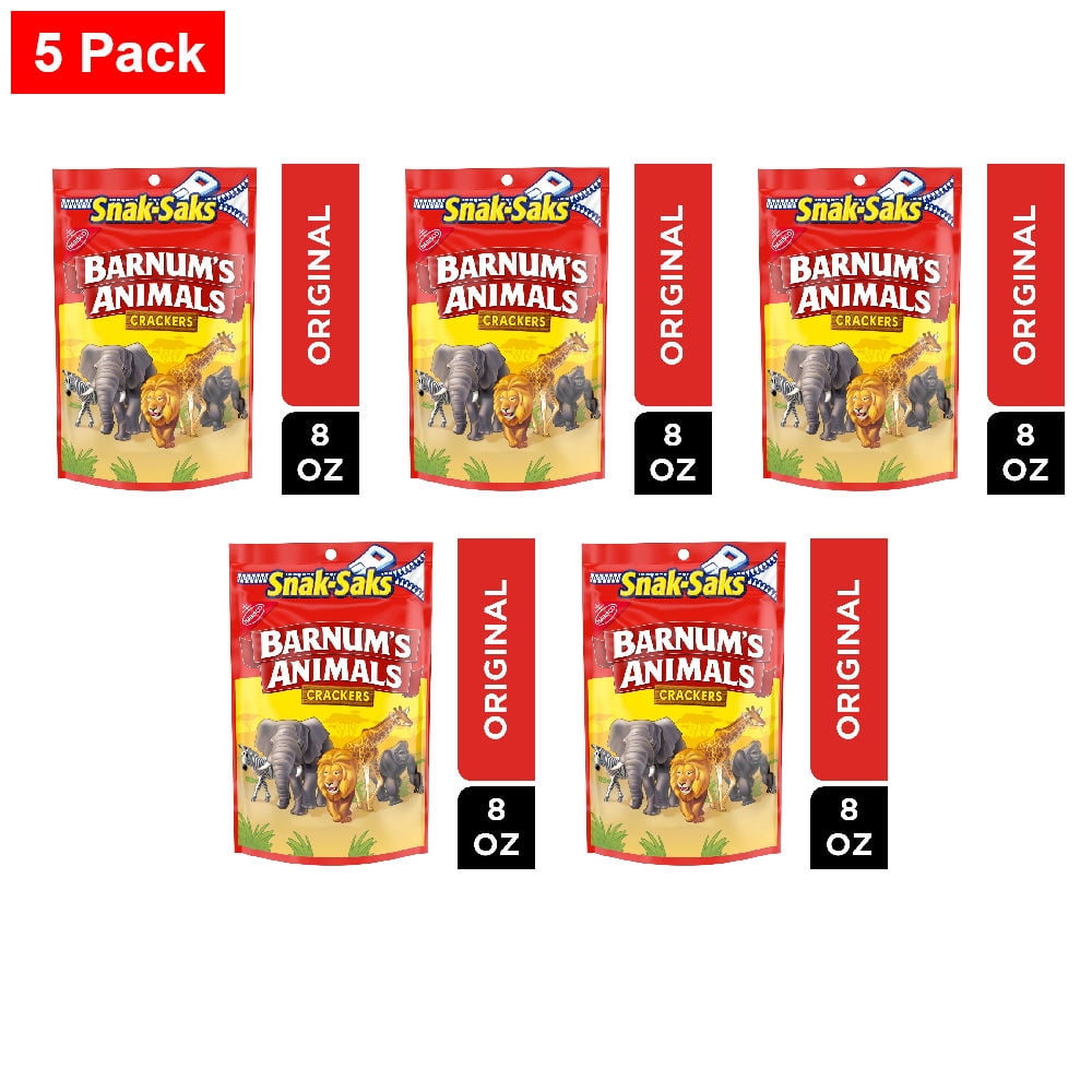 Nabisco BARNUMS Animal Crackers 8 oz - 5 Pack