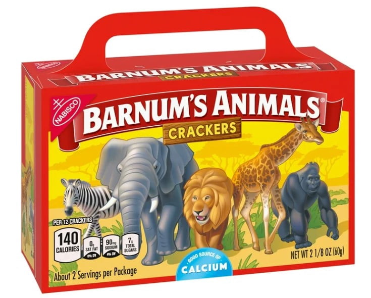 Nabisco Barnum's Animals Crackers (Pack of 4)