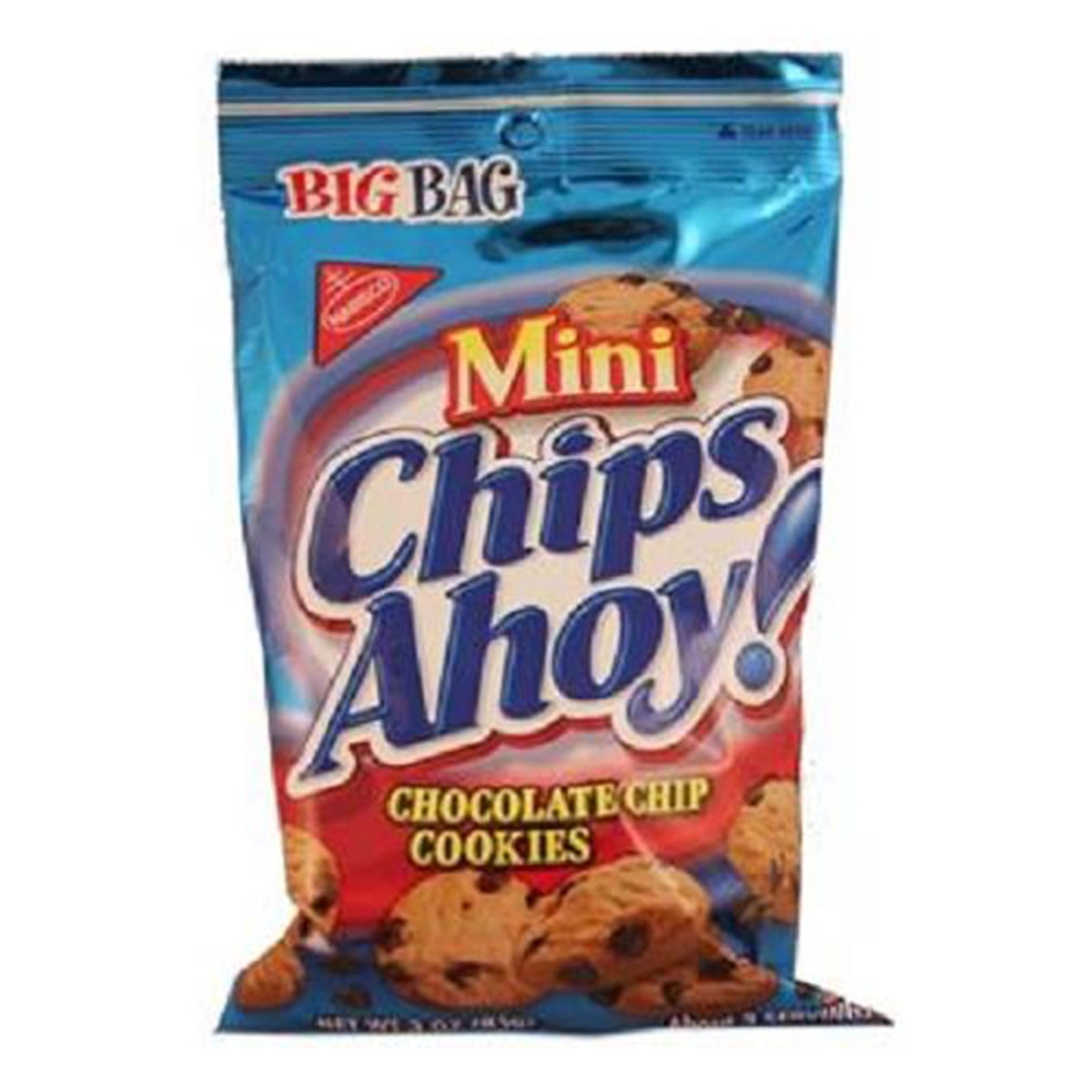 Nabisco Big Bags, Chips Ahoy Mini, Count 12 (3 oz) - Cookie & Cracker ...