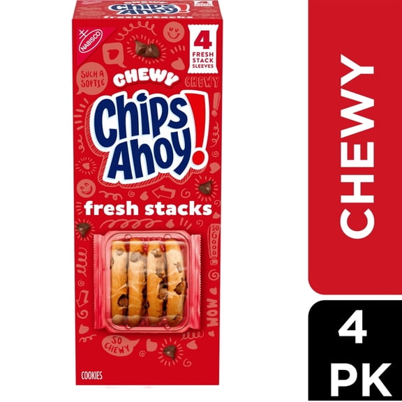 Nabisco CHIPS AHOY! Fresh Stacks Chewy Chocolate Chip Cookies 8.66 oz - Pack of 1