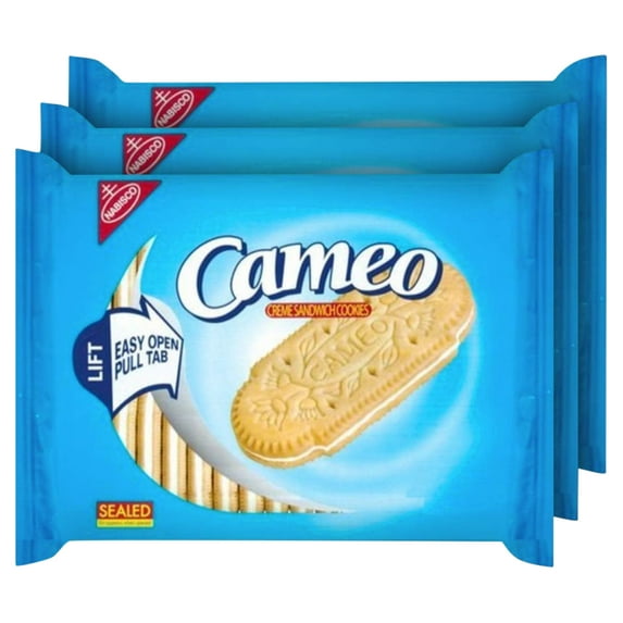 Nabisco, Cameo, Creme Sandwiches, Baked Cookies, 3 Pack, 39.9 oz, Sealed, Plastic Tray