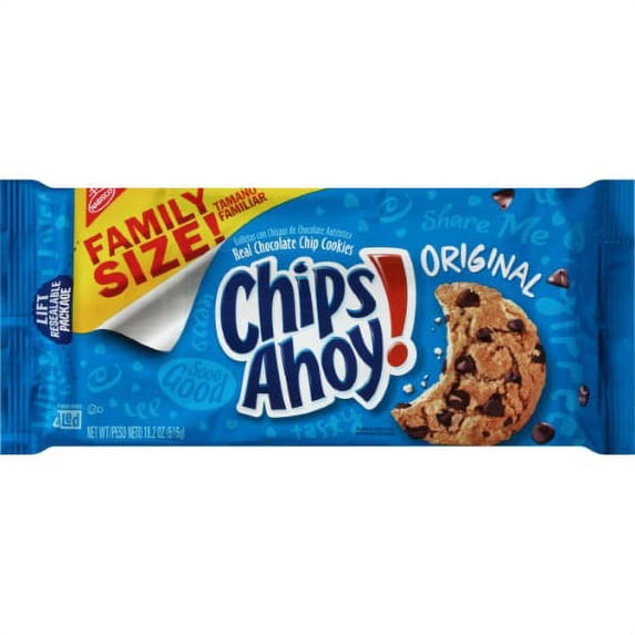 Nabisco Chips Ahoy! Original Chocolate Chip Cookies (Pack of 2)