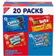 thumbnail image 1 of Nabisco Classic Mix Variety Pack, OREO Mini, CHIPS AHOY! Mini, Nutter Butter Bites, RITZ Bits Cheese, Valentines Day Snacks, 20 Snack Packs, 1 of 17