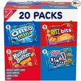 thumbnail image 1 of Nabisco Classic Mix Variety Pack, OREO Mini, CHIPS AHOY! Mini, Nutter Butter Bites, RITZ Bits Cheese, 20 Snack Packs, 1 of 3