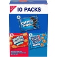 thumbnail image 1 of Nabisco Cookie Variety Pack, OREO Mini, Nutter Butter Bites, CHIPS AHOY! Mini, 10 Snack Packs, 1 of 1