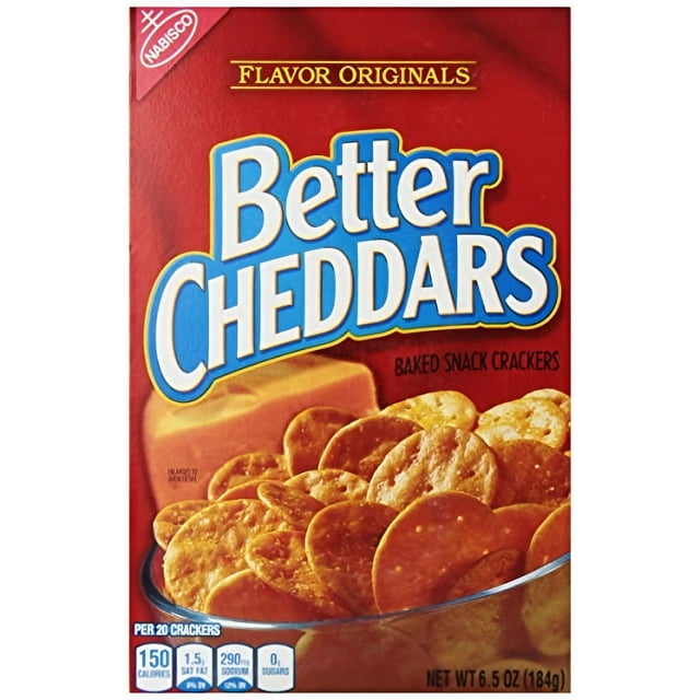 Nabisco Flavor Originals Better Cheddars Crackers (Pack of 5)