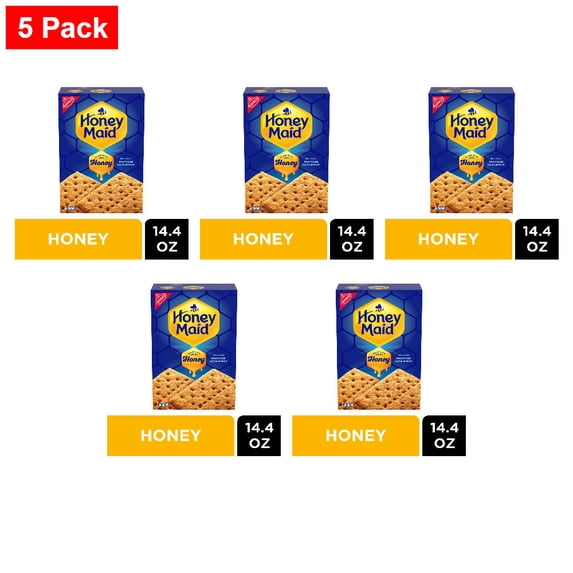 Nabisco HONEY MAID Graham Crackers 14.4 oz - 5 Pack