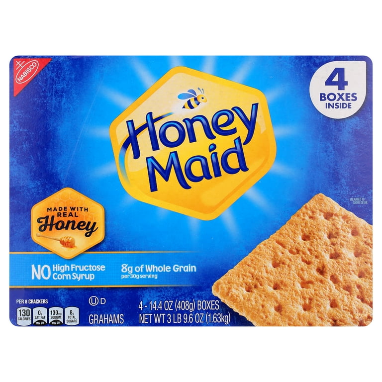 Honey Maid Honey Grahams, 14.4 oz Box, 4 Boxes/Pack, Ships in 1-3 Business Days Honey Maid Honey Grahams, 14.4 oz Box, 4 Boxes/Pack, Ships in 1-3 Business Days