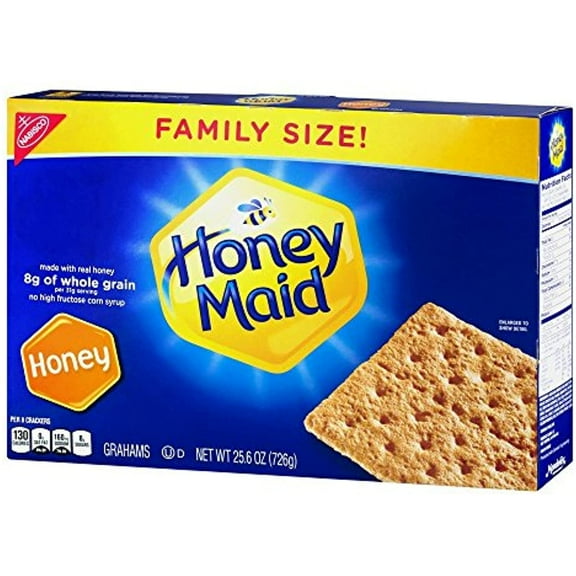 Nabisco Honey Maid Honey Grahams Family Size. (25.6 Ounce Boxes, 2-Pack)
