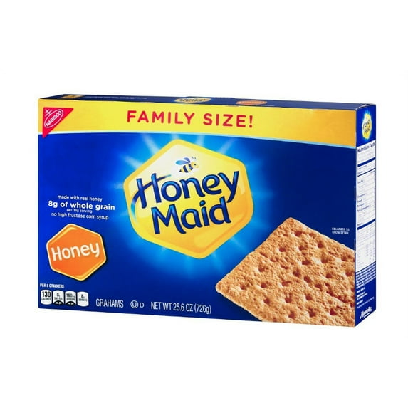 Nabisco Honey Maid Honey Grahams Family Size. (25.6 Ounce Boxes, 2-Pack)