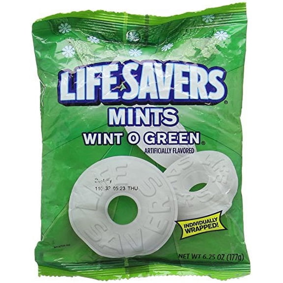 Nabisco Life Savers, Wintogreen, 6.25 Ounce (Pack of 14)
