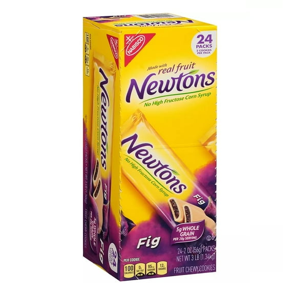 Nabisco Newtons Fig Chewy Cookies, 2 oz, 24 Count